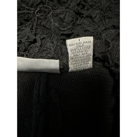 Chico's Long Sleeve 2 Button Ruffle Applique Blazer Size 2 US L 12 - Picture 6 of 7